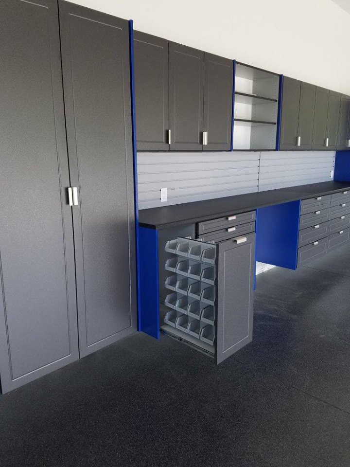 Pewter Garage Cabinets Naples FL